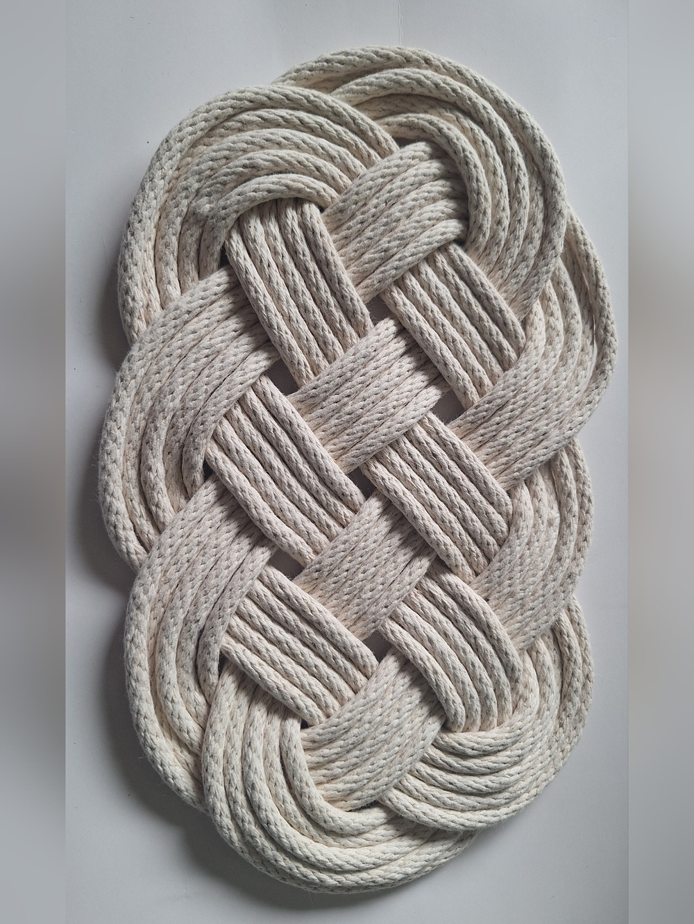 Handwoven Natural Cotton Rope Trivet